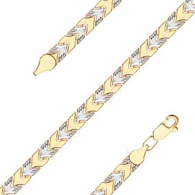 Золотой браслет плетение Фантазийное МАГНАТ МА 023048 МА 023048 фото